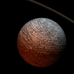 The artist's impression of WASP-197 b artist's rendition