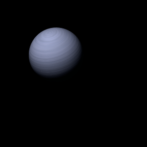 The artist's impression of WASP-1 Ab artist's rendition
