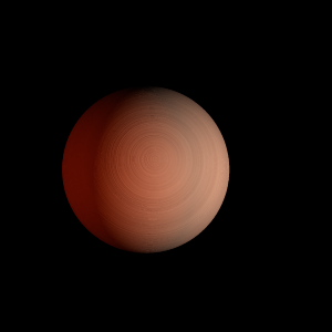 The artist's impression of WASP-46 b artist's rendition