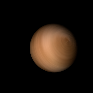 The artist's impression of WASP-47 d artist's rendition
