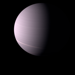 The artist's impression of WASP-8 b artist's rendition