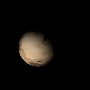 The artist's impression of WD J0914+1914 b artist's rendition