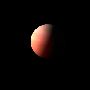 The artist's impression of WISE 1711+3500 b artist's rendition