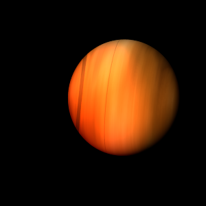 The artist's impression of WISE 1828+2650 artist's rendition