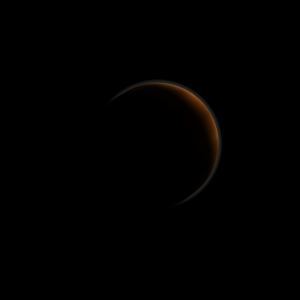 The artist's impression of WISE J0404-6420 artist's rendition