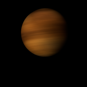 The artist's impression of WISE J0750+2725 artist's rendition
