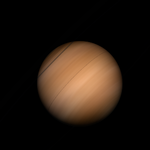 The artist's impression of WISE J2220-3628 artist's rendition