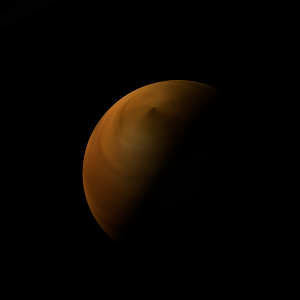 The artist's impression of WISE J2313-8037 artist's rendition