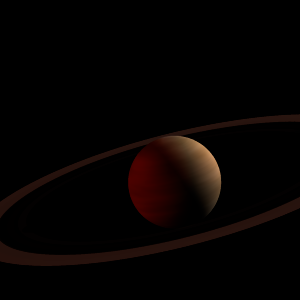 The artist's impression of WISE J2319+7645 artist's rendition