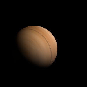 The artist's impression of WISE J2354-0811 artist's rendition