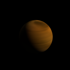 The artist's impression of WISEP J1741+2553 artist's rendition