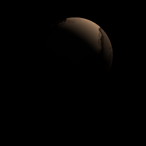 The artist's impression of Wolf 1069 b artist's rendition