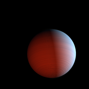 The artist's impression of WTS-1 b artist's rendition