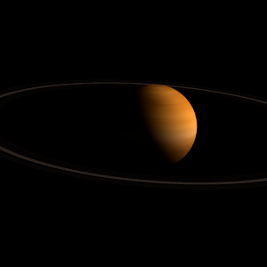 The artist's impression of XB 1916-053 b artist's rendition