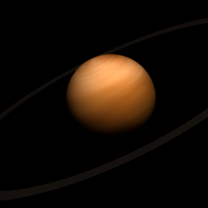 The artist's impression of ZTFJ0220+21 b artist's rendition