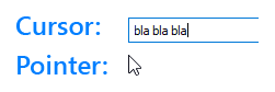 cursor or pointer?