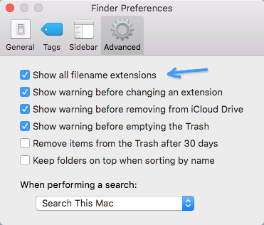 Finder Preferences