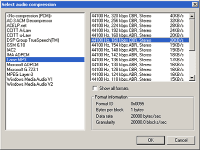 audio compression 2